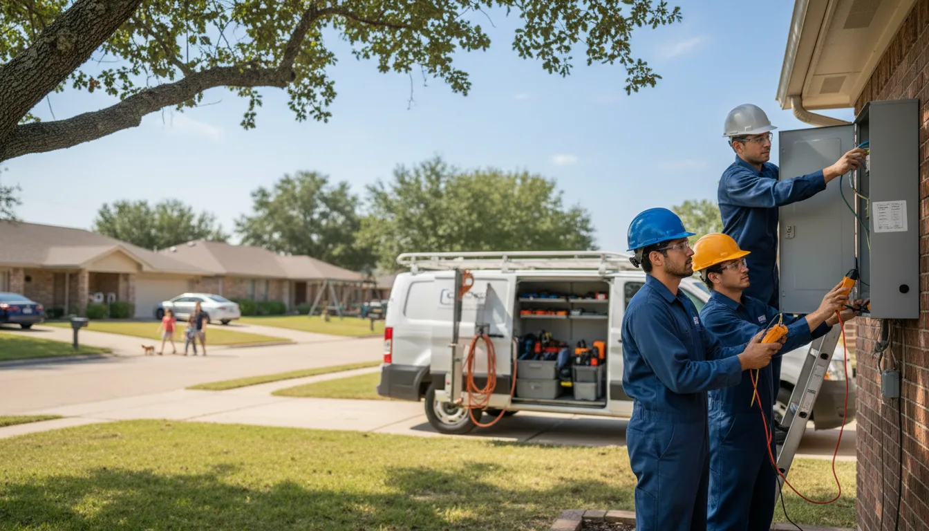 Certified electrician providing emergency electrical services in Swea City, IA
